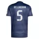 Levné Dětský Fotbalový Dres Real Madrid Bellingham 5 Venkovní 2025-26