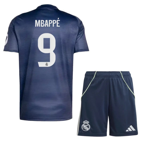 Levné Dětský Fotbalový Dres Real Madrid Mbappé 9 Venkovní 2025-26 Levné Dětský Fotbalový Dres Real Madrid Mbappé 9 Venkovní 2025-26
