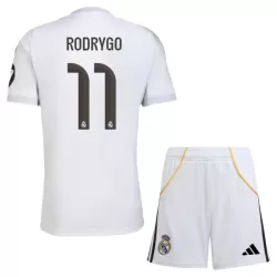 Levné Dětský Fotbalový Dres Real Madrid Rodrygo 11 Domácí 2025-26 Levné Dětský Fotbalový Dres Real Madrid Rodrygo 11 Domácí 2025-26