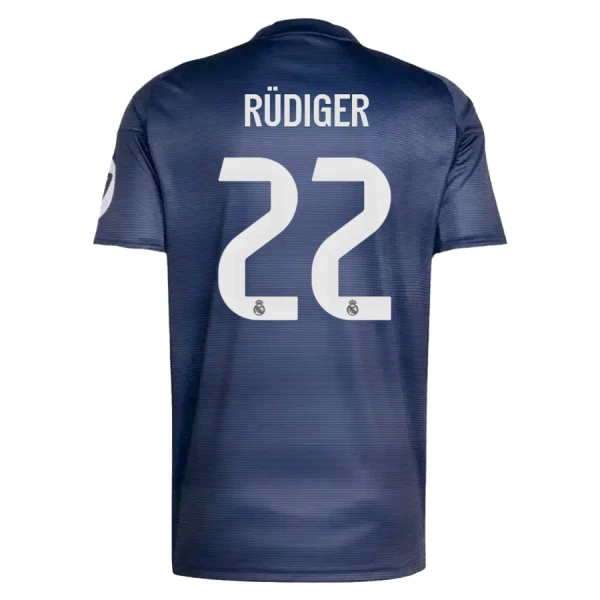 Levné Mužský Fotbalový Dres Real Madrid Rudiger 22 Venkovní 2025-26 Levné Mužský Fotbalový Dres Real Madrid Rudiger 22 Venkovní 2025-26