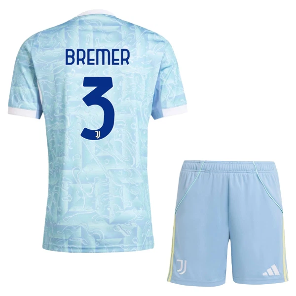 Levné Dětský Fotbalový Dres Juventus Bremer 3 Venkovní 2025-26 Levné Dětský Fotbalový Dres Juventus Bremer 3 Venkovní 2025-26