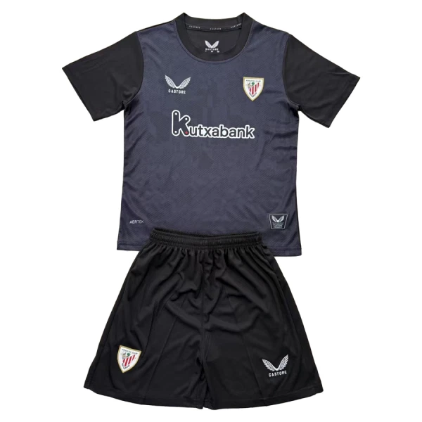Levné Dětský Fotbalový Dres Athletic Club Brankářské 2025-26 Černá Levné Dětský Fotbalový Dres Athletic Club Brankářské 2025-26 Černá