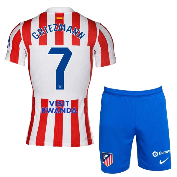 Levné Dětský Fotbalový Dres Atlético Madrid Griezmann 7 Domácí 2025-26 Levné Dětský Fotbalový Dres Atlético Madrid Griezmann 7 Domácí 2025-26