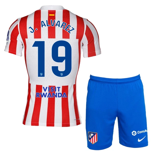 Levné Dětský Fotbalový Dres Atlético Madrid J. Alvarez 19 Domácí 2025-26 Levné Dětský Fotbalový Dres Atlético Madrid J. Alvarez 19 Domácí 2025-26