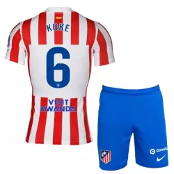 Levné Dětský Fotbalový Dres Atlético Madrid Koke 6 Domácí 2025-26 Levné Dětský Fotbalový Dres Atlético Madrid Koke 6 Domácí 2025-26
