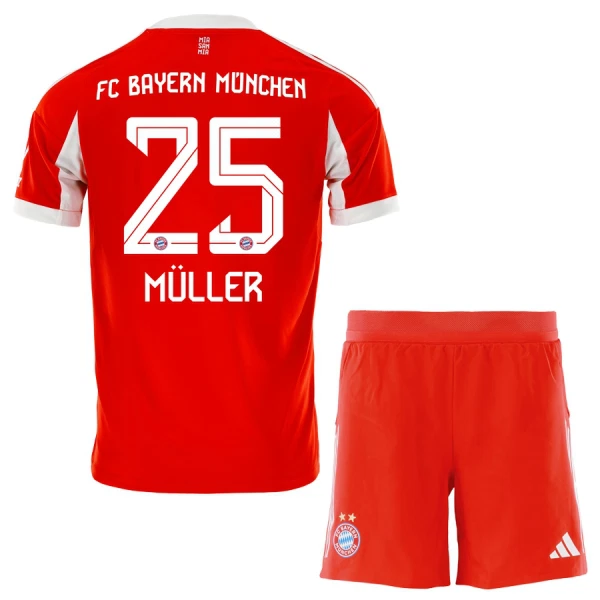 Levné Dětský Fotbalový Dres FC Bayern Mnichov Thomas Muller 25 Domácí 2025-26 Levné Dětský Fotbalový Dres FC Bayern Mnichov Thomas Muller 25 Domácí 2025-26