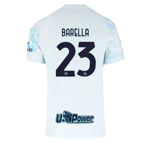 Levné Dětský Fotbalový Dres Inter Milán Barella 23 Venkovní 2025-26