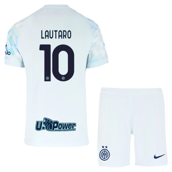 Levné Dětský Fotbalový Dres Inter Milán Lautaro Martinez 10 Venkovní 2025-26 Levné Dětský Fotbalový Dres Inter Milán Lautaro Martinez 10 Venkovní 2025-26