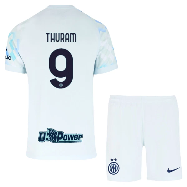 Levné Dětský Fotbalový Dres Inter Milán Thuram 9 Venkovní 2025-26 Levné Dětský Fotbalový Dres Inter Milán Thuram 9 Venkovní 2025-26
