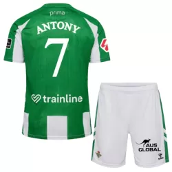 Levné Dětský Fotbalový Dres Real Betis Antony 7 Domácí 2025-26 Levné Dětský Fotbalový Dres Real Betis Antony 7 Domácí 2025-26