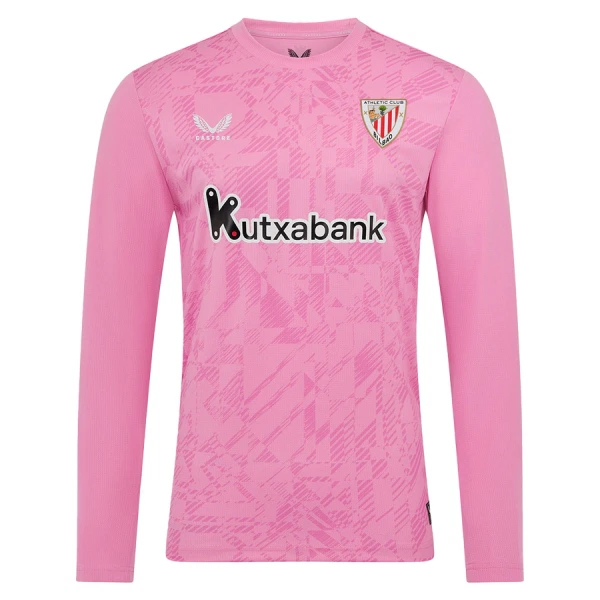 Levné Mužský Fotbalový Dres Athletic Club Brankářské 2025-26 Růžová Dlouhý Rukáv Levné Mužský Fotbalový Dres Athletic Club Brankářské 2025-26 Růžová Dlouhý Rukáv