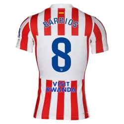 Levné Mužský Fotbalový Dres Atlético Madrid Barrios 8 Domácí 2025-26 Levné Mužský Fotbalový Dres Atlético Madrid Barrios 8 Domácí 2025-26