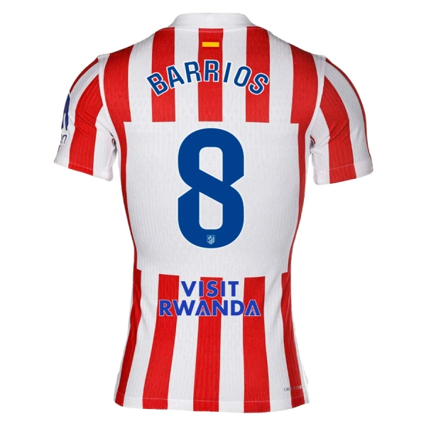 Levné Mužský Fotbalový Dres Atlético Madrid Barrios 8 Domácí 2025-26 Levné Mužský Fotbalový Dres Atlético Madrid Barrios 8 Domácí 2025-26