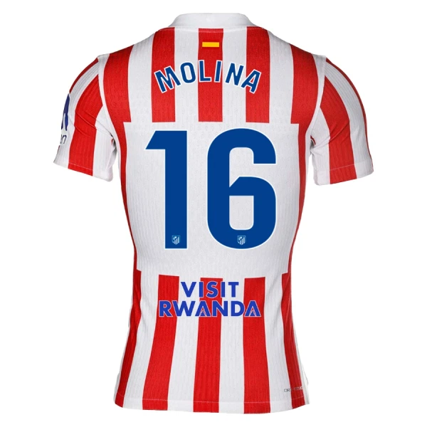 Levné Mužský Fotbalový Dres Atlético Madrid Molina 16 Domácí 2025-26 Levné Mužský Fotbalový Dres Atlético Madrid Molina 16 Domácí 2025-26