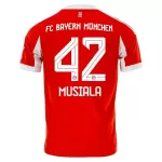 Levné Mužský Fotbalový Dres FC Bayern Mnichov Jamal Musiala 42 Domácí 2025-26