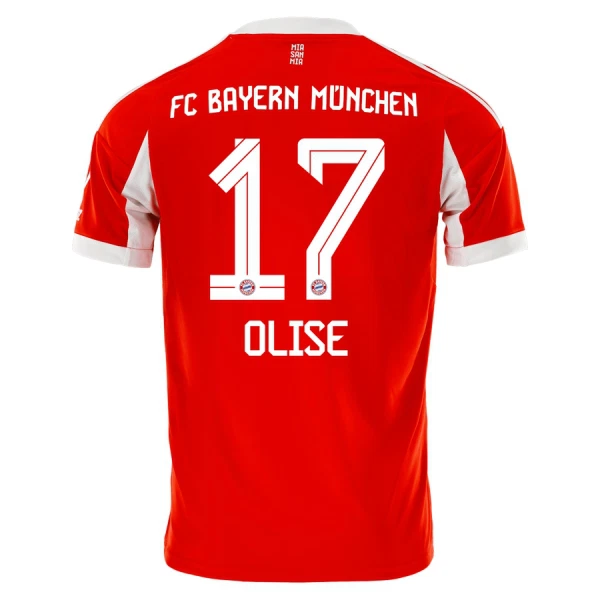 Levné Mužský Fotbalový Dres FC Bayern Mnichov Olise 17 Domácí 2025-26 Levné Mužský Fotbalový Dres FC Bayern Mnichov Olise 17 Domácí 2025-26