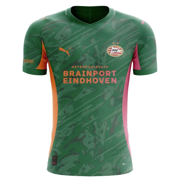Levné Mužský Fotbalový Dres PSV Eindhoven Brankářské 2025-26 Zelená Levné Mužský Fotbalový Dres PSV Eindhoven Brankářské 2025-26 Zelená