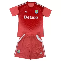 Levné Dětský Fotbalový Dres Aston Villa Brankářské 2025-26 Červená Levné Dětský Fotbalový Dres Aston Villa Brankářské 2025-26 Červená