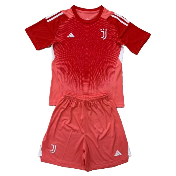 Levné Dětský Fotbalový Dres Juventus Brankářské 2025-26 Červená