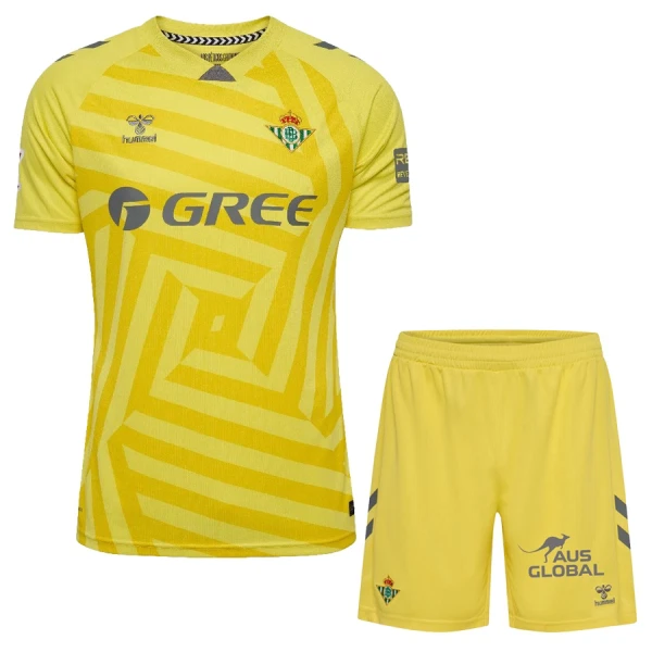 Levné Dětský Fotbalový Dres Real Betis Brankářské 2025-26 Žlutá