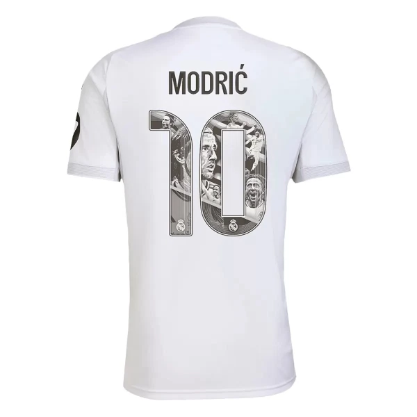 Levné Dětský Fotbalový Dres Real Madrid Modrić 10 Domácí 2025-26 - Speciální
