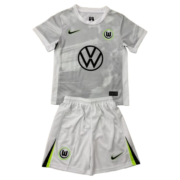 Levné Dětský Fotbalový Dres VfL Wolfsburg Venkovní 2025-26