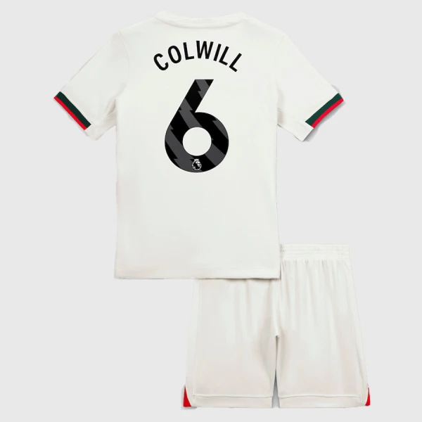 Levné Dětský Fotbalový Dres Chelsea Colwill 6 Venkovní 2025-26