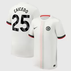 Levné Mužský Fotbalový Dres Chelsea Caicedo 25 Venkovní 2025-26 Levné Mužský Fotbalový Dres Chelsea Caicedo 25 Venkovní 2025-26