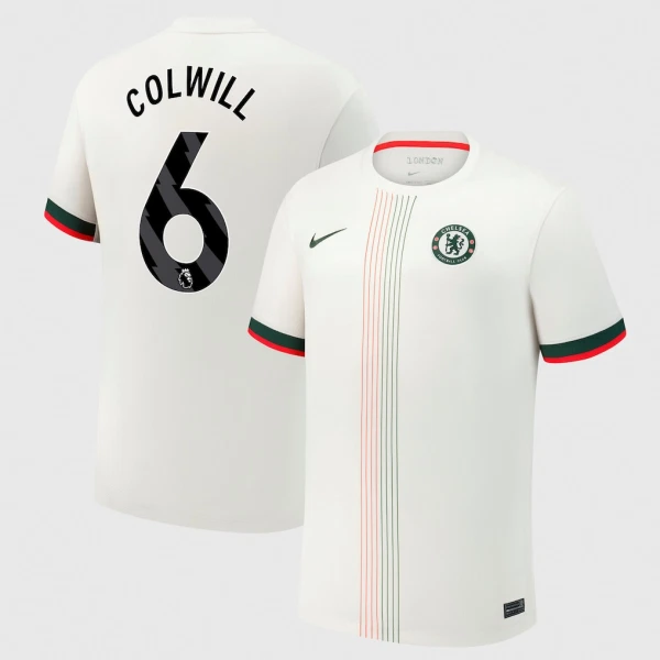 Levné Mužský Fotbalový Dres Chelsea Colwill 6 Venkovní 2025-26