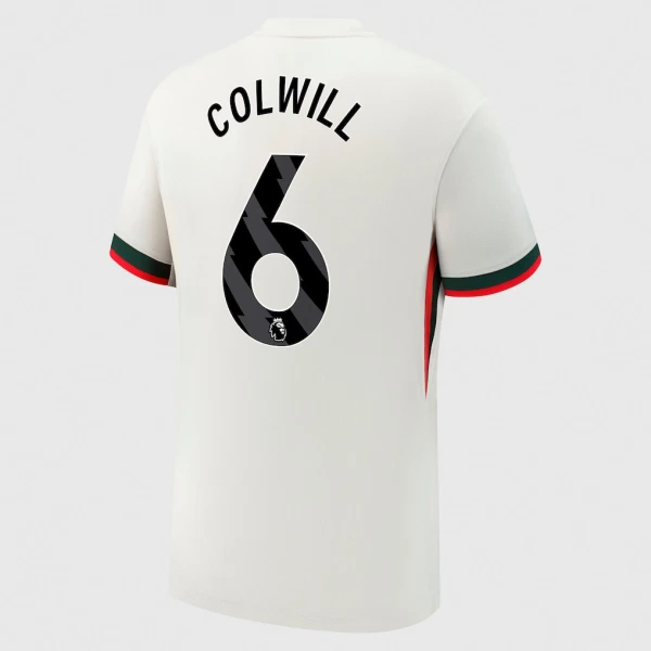 Levné Mužský Fotbalový Dres Chelsea Colwill 6 Venkovní 2025-26