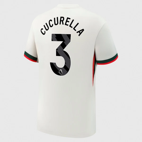 Levné Mužský Fotbalový Dres Chelsea Cucurella 3 Venkovní 2025-26