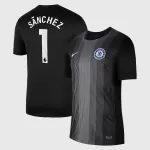 Levné Mužský Fotbalový Dres Chelsea Sanchez 1 Brankářské 2025-26