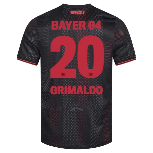 Levné Dětský Fotbalový Dres Bayer 04 Leverkusen Alejandro Grimaldo 20 Domácí 2025-26