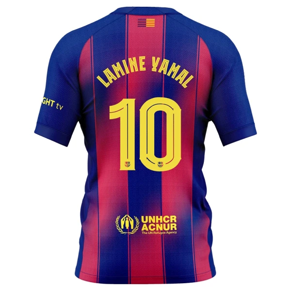 Levné Dětský Fotbalový Dres FC Barcelona Lamine Yamal 10 Domácí 2025-26