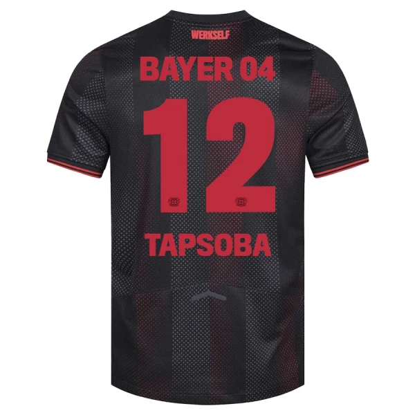 Levné Mužský Fotbalový Dres Bayer 04 Leverkusen Edmond Tapsoba 12 Domácí 2025-26