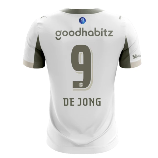 Levné Mužský Fotbalový Dres PSV Eindhoven De Jong 9 Alternativní 2025-26