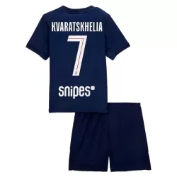 Levné Dětský Fotbalový Dres Paris Saint-Germain Kvaratskhelia 7 Domácí 2025-26 Levné Dětský Fotbalový Dres Paris Saint-Germain Kvaratskhelia 7 Domácí 2025-26