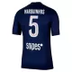 Levné Mužský Fotbalový Dres Paris Saint-Germain Marquinhos 5 Domácí 2025-26