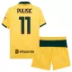 Levné Dětský Fotbalový Dres AC Milán Pulisic 11 Alternativní 2025-26 Levné Dětský Fotbalový Dres AC Milán Pulisic 11 Alternativní 2025-26