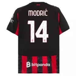 Levné Mužský Fotbalový Dres AC Milán Modrić 14 Domácí 2025-26 Levné Mužský Fotbalový Dres AC Milán Modrić 14 Domácí 2025-26