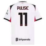 Levné Mužský Fotbalový Dres AC Milán Pulisic 11 Venkovní 2025-26
