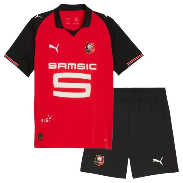Levné Dětský Fotbalový Dres Stade Rennais Domácí 2025-26