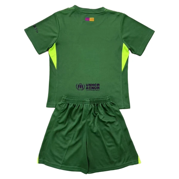 Levné Dětský Fotbalový Dres FC Barcelona Brankářské 2025-26