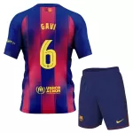 Levné Dětský Fotbalový Dres FC Barcelona Gavi 6 Domácí 2025-26