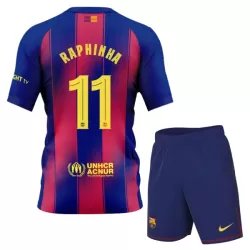 Levné Dětský Fotbalový Dres FC Barcelona Raphinha 11 Domácí 2025-26 Levné Dětský Fotbalový Dres FC Barcelona Raphinha 11 Domácí 2025-26