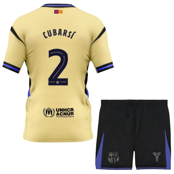 Levné Dětský Fotbalový Dres FC Barcelona x Kobe Bryant Cubarsi 2 Venkovní 2025-26 Levné Dětský Fotbalový Dres FC Barcelona x Kobe Bryant Cubarsi 2 Venkovní 2025-26