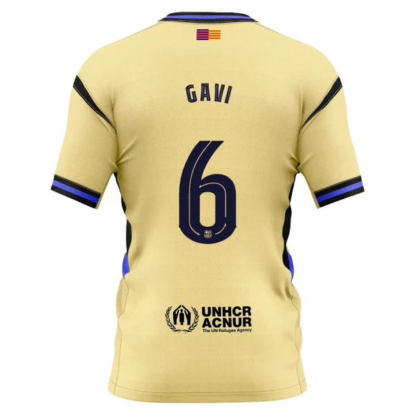 Levné Dětský Fotbalový Dres FC Barcelona x Kobe Bryant Gavi 6 Venkovní 2025-26