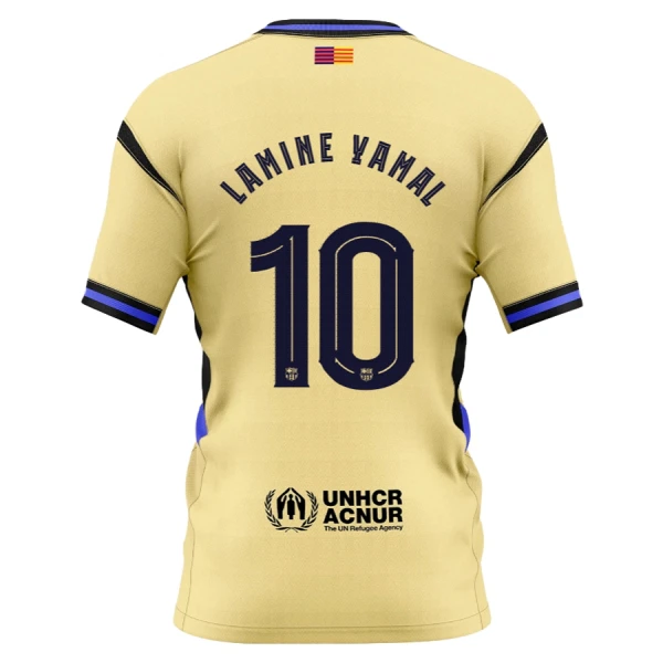 Levné Dětský Fotbalový Dres FC Barcelona x Kobe Bryant Lamine Yamal 10 Venkovní 2025-26