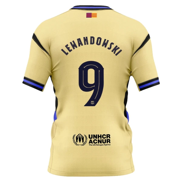 Levné Dětský Fotbalový Dres FC Barcelona x Kobe Bryant Lewandowski 9 Venkovní 2025-26
