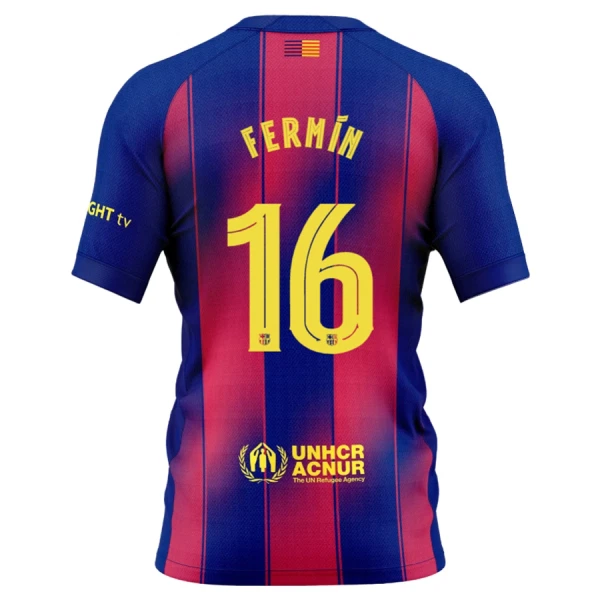 Levné Mužský Fotbalový Dres FC Barcelona Fermin 16 Domácí 2025-26 Levné Mužský Fotbalový Dres FC Barcelona Fermin 16 Domácí 2025-26